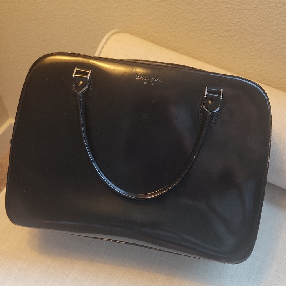 Kate Spade Glossy Black Bag